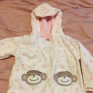 Carters fleece hoodie jacket size 18 months